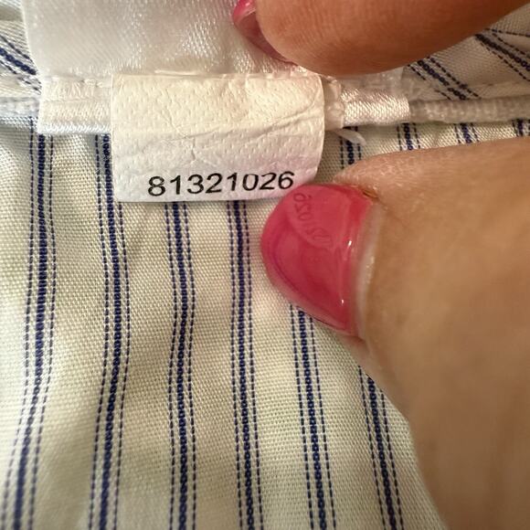 Brooks Brothers Seersucker Colorful Stripe Pencil Skirt Size 0 Preppy Career - Picture 7 of 15